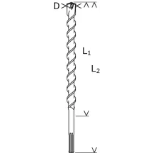 BOSCH Τρυπάνι Πιστολέτου 30X520mm SDS-max-7 2608586790