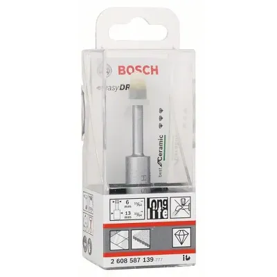 BOSCH Διαμαντοτρύπανο ξηρού τρυπήματος 6x33 mm Easy Dry Best for Ceramic 2608587139
