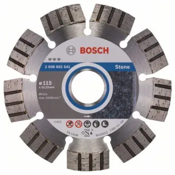 BOSCH Διαμαντόδισκος Κοπής 115mm Best for Stone 2608602641