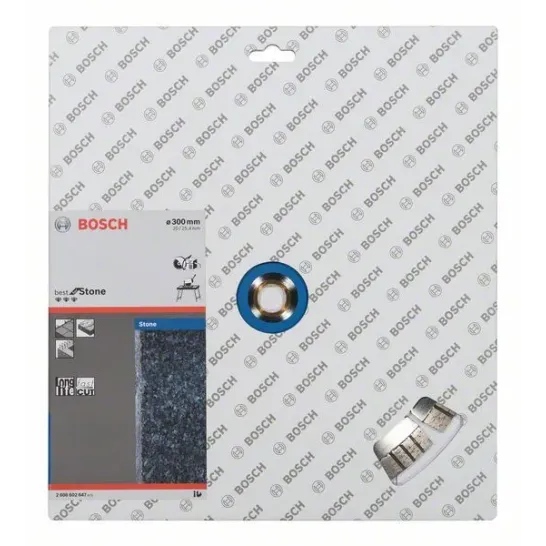 BOSCH Διαμαντόδισκος Κοπής 300mm Best for Stone 2608602647