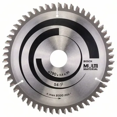 BOSCH Πριονόδισκος 190mm Multi Material 2608640509