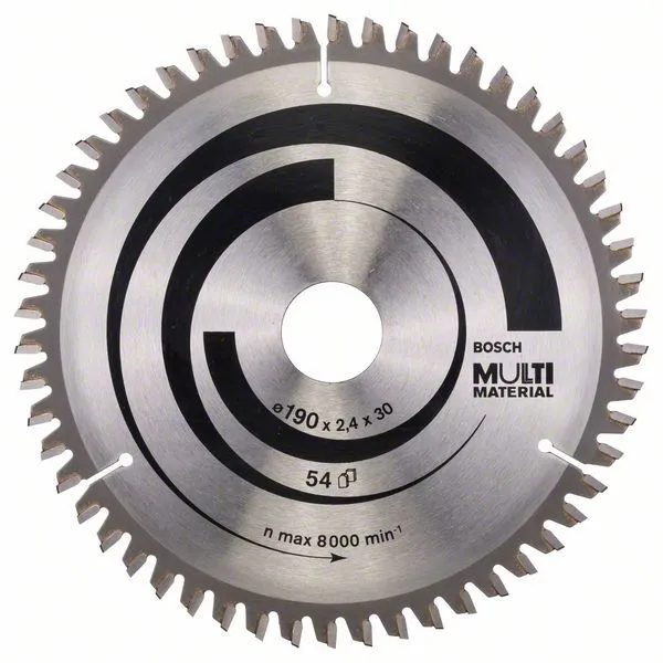 BOSCH Πριονόδισκος 190mm Multi Material 2608640509