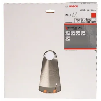 BOSCH Πριονόδισκος 250mm Speedline Wood 2608640680