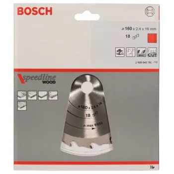 BOSCH Πριονόδισκος 160mm Speedline Wood 2608640785
