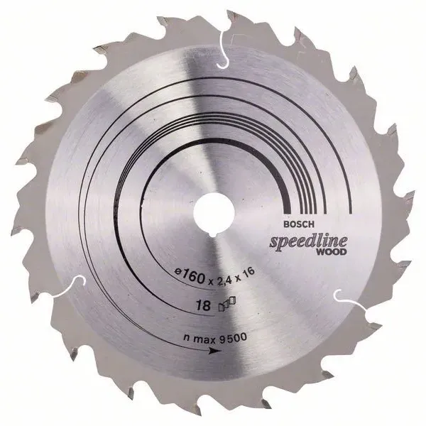 BOSCH Πριονόδισκος 160mm Speedline Wood 2608640785