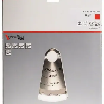 BOSCH Πριονόδισκος 210mm Speedline Wood 2608640803