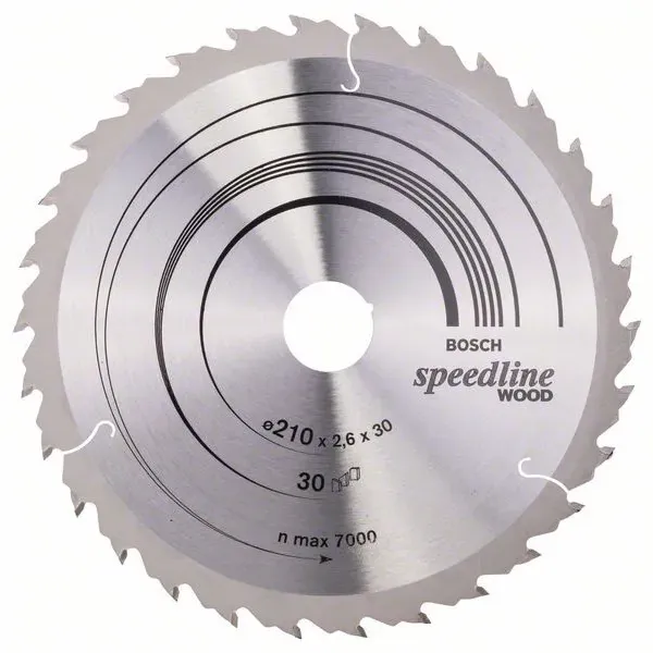 BOSCH Πριονόδισκος 210mm Speedline Wood 2608640803