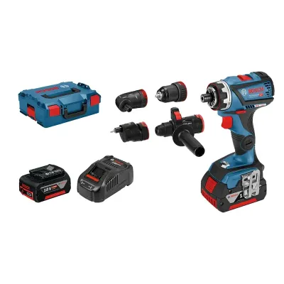BOSCH Δραπανοκατσάβιδο Μπαταρίας GSR 18V-60 FC με 2 μπαταρίες 5,0Ah 0.601.9G7.100