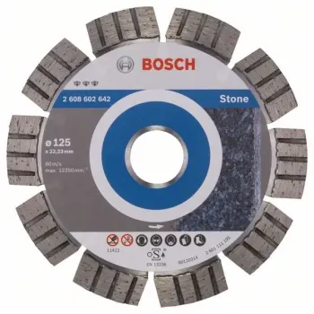 BOSCH Διαμαντόδισκος Κοπής 125mm Best for Stone 2608602642