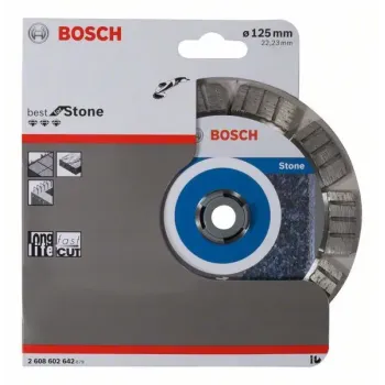 BOSCH Διαμαντόδισκος Κοπής 125mm Best for Stone 2608602642