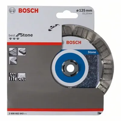 BOSCH Διαμαντόδισκος Κοπής 125mm Best for Stone 2608602642