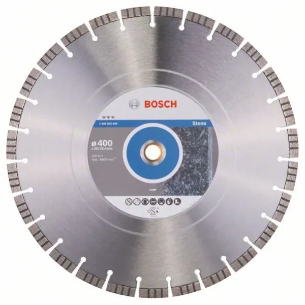 BOSCH Διαμαντόδισκος Κοπής 400mm Best for Stone 2608602649