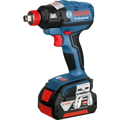 BOSCH ΣΕΤ GSB 18V-60 C Κρουστικό Δραπ-δο με GDX 18V-EC Μπουλονόκλειδο Δώρο Σκούπα 0.615.990.K05