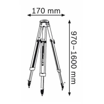 BOSCH BT 160 Δομικός τρίποδας 0601091200