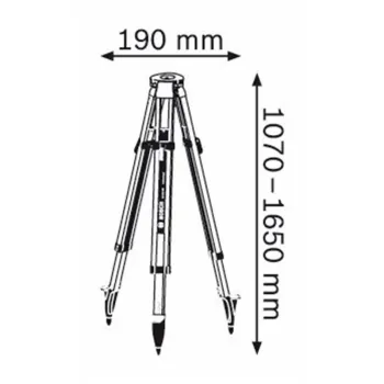 BOSCH BT 170 HD Professional Δομικός τρίποδας 0601091300