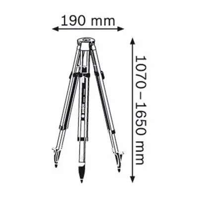 BOSCH BT 170 HD Professional Δομικός τρίποδας 0601091300