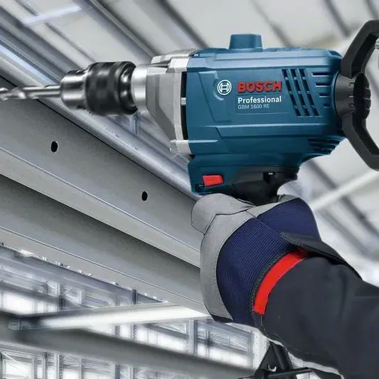 BOSCH Δραπανο με σετ εξαρτημάτων GBM 1600 RE Professional 06011B0000