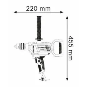 BOSCH Δραπανο με σετ εξαρτημάτων GBM 1600 RE Professional 06011B0000