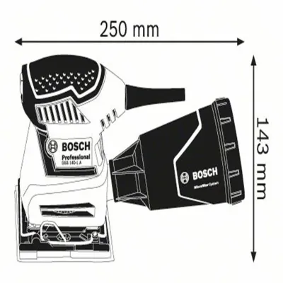 BOSCH GSS 140-1 A Παλμικό τριβείο 06012A2100