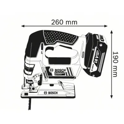 BOSCH GST 18 V-LI B Professional Σέγες μπαταρίας 06015A6102