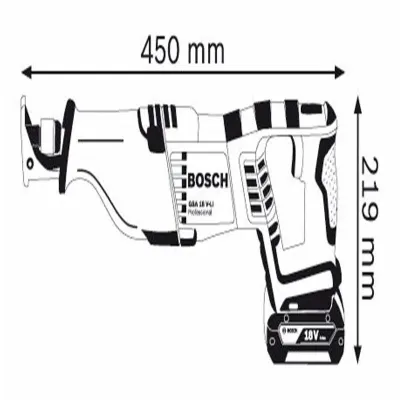BOSCH GSA 18 V-LI Σπαθόσεγα μπαταρίας 060164J00A