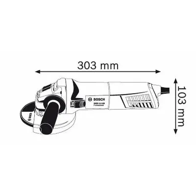 Bosch GWS 11-125 Professional Γωνιακός λειαντήρας 060179D002