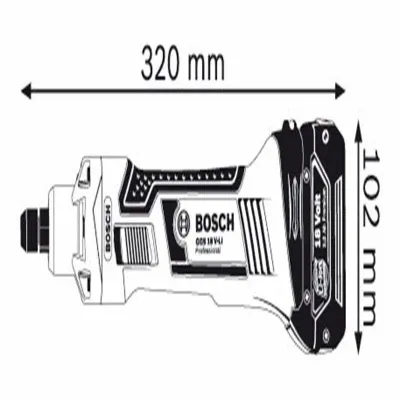 BOSCH GGS 18 V-LI Professional Ευθύς λειαντήρας μπαταρίας 06019B5304
