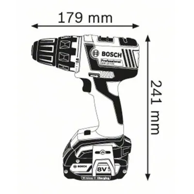 BOSCH GSR 18 V-EC Professional Δραπανοκατσάβιδο μπαταρίας 06019D6105