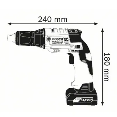 BOSCH GTB 12V-11 Professional Κατσαβίδι γυψοσανίδων μπαταρίας 06019E4004
