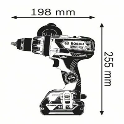 BOSCH GSR 18V-85 C Δραπανοκατσάβιδο μπαταρίας 06019G0101