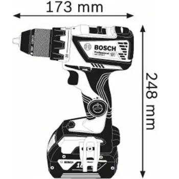 BOSCH GSR 18V-60 C Dynamicseries Δραπανοκατσάβιδο μπαταρίας με Συνδεσιμότητα 06019G1101