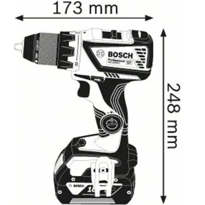 BOSCH GSR 18V-60 C Dynamicseries Δραπανοκατσάβιδο μπαταρίας με Συνδεσιμότητα 06019G1101