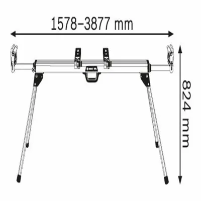 BOSCH GTA 3800 Professional Τραπέζι εργασίας 0601B24000