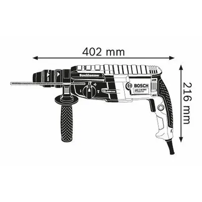 Bosch GBH 2-28 F Περιστροφικό πιστολέτο με SDS-plus ΔΩΡΟ ταχυτσοκ 0611267600
