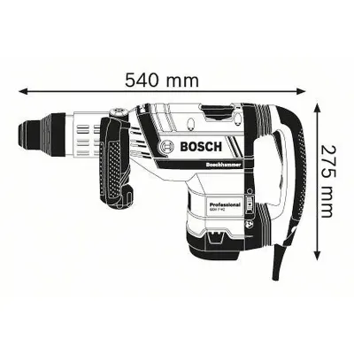 Bosch GSH 7 VC Σκαπτικό πιστολέτο με SDS-max 0.611.322.000