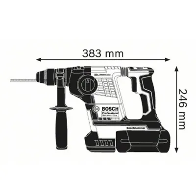BOSCH GBH 36 V-LI Plus Κρουστικό πιστολέτο μπαταρίας 0611906002