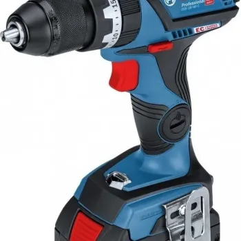 BOSCH Κρουστικό δραπανοκατσάβιδο μπαταρίας GSB 18V-60 C και Νέο φορτιστή USB GAA 18V-24 σε L-Boxx - 0615990J31