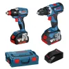 BOSCH ΣΕΤ GSB 18V-60 C Κρουστικό Δραπ-δο με GDX 18V-EC Μπουλονόκλειδο Δώρο Σκούπα 0.615.990.K05