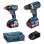 BOSCH ΣΕΤ GSB 18V-60 C Κρουστικό Δραπ-δο με GDX 18V-EC Μπουλονόκλειδο Δώρο Σκούπα 0.615.990.K05
