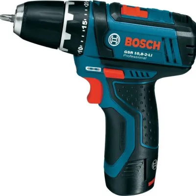 Bosch GSR 10,8-2-LI Δραπανοκατσάβιδο μπαταρίας 2x2.0Ah - 0601868109