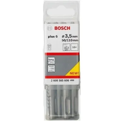 Bosch Τρυπάνι πιστολέτου 3.5mm SDS-plus-5-2608585608