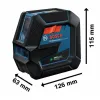 BOSCH GCL 2-50 G PROFESSIONAL ΛΕΪΖΕΡ ΓΡΑΜΜΩΝ ΜΕ ΒΑΣΗ RM 10 SOLO 0601066M00