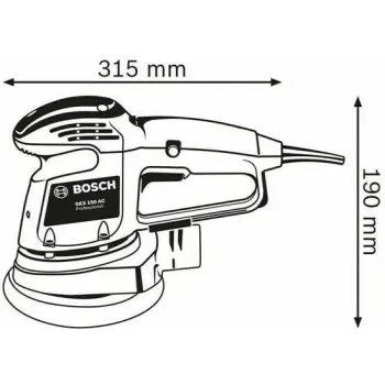BOSCH GEX 34-150 PROFESSIONAL ΕΚΚΕΝΤΡΟ ΤΡΙΒΕΙΟ 340 W 0601372800
