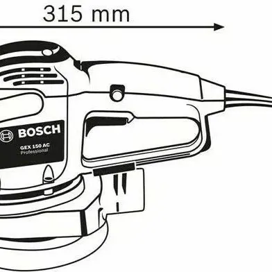 BOSCH GEX 34-150 PROFESSIONAL ΕΚΚΕΝΤΡΟ ΤΡΙΒΕΙΟ 340 W 0601372800