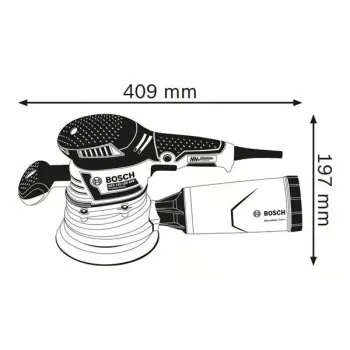 BOSCH GEX 40-150 ΕΚΚΕΝΤΡΟ ΤΡΙΒΕΙΟ 400W 060137B201