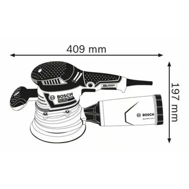 BOSCH GEX 40-150 ΕΚΚΕΝΤΡΟ ΤΡΙΒΕΙΟ 400W 060137B201
