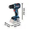 BOSCH GSR 18V-90 C PROFESSIONAL ΔΡΑΠΑΝΟΚΑΤΣΑΒΙΔΟ ΜΠΑΤΑΡΙΑΣ  SOLO 06019K6002