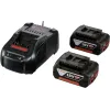 BOSCH ΣΕΤ  2 ΜΠΑΤΑΡΙΕΣ LI-ION GBA 18V 5AH + ΤΑΧΥΦΟΡΤΙΣΤΗΣ GAL 1880CV 1600A00B8J