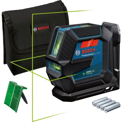 BOSCH GLL 2-15 G PROFESSIONAL  ΓΡΑΜΜΙΚΟ ΛΕΪΖΕΡ  + βάση γενικής χρήσης LB 10  0601063W00