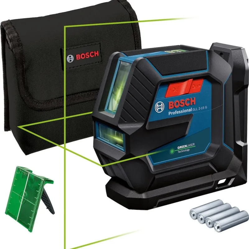 BOSCH GLL 2-15 G PROFESSIONAL  ΓΡΑΜΜΙΚΟ ΛΕΪΖΕΡ  + βάση γενικής χρήσης LB 10  0601063W00